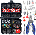 doorslay 263pcs Fishing Accessories Set with Tackle Box - Complete Kit
