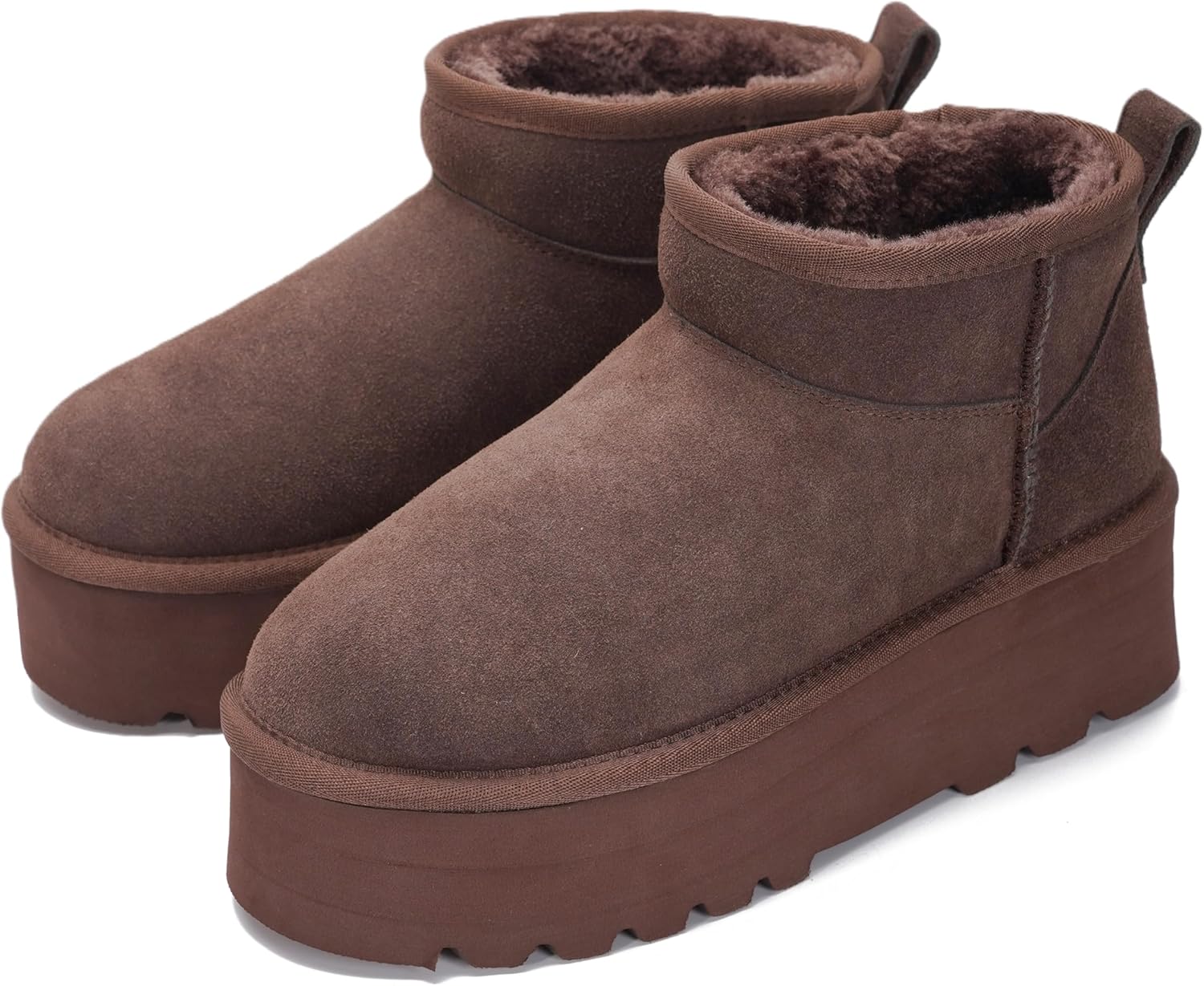 Project Cloud Genuine Leather Ankle Boots for Women - Stylish & Warm