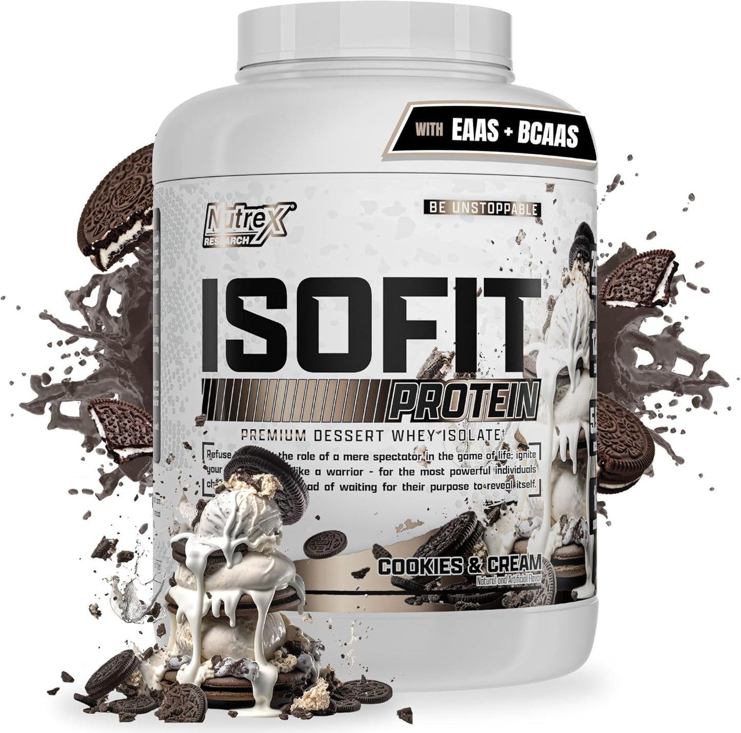 Nutrex Research IsoFit Whey Protein Powder for Muscle Growth