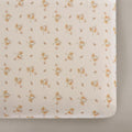 Oilo Crib Sheet Breathable Fitted Organic Cotton Jersey - Dainty