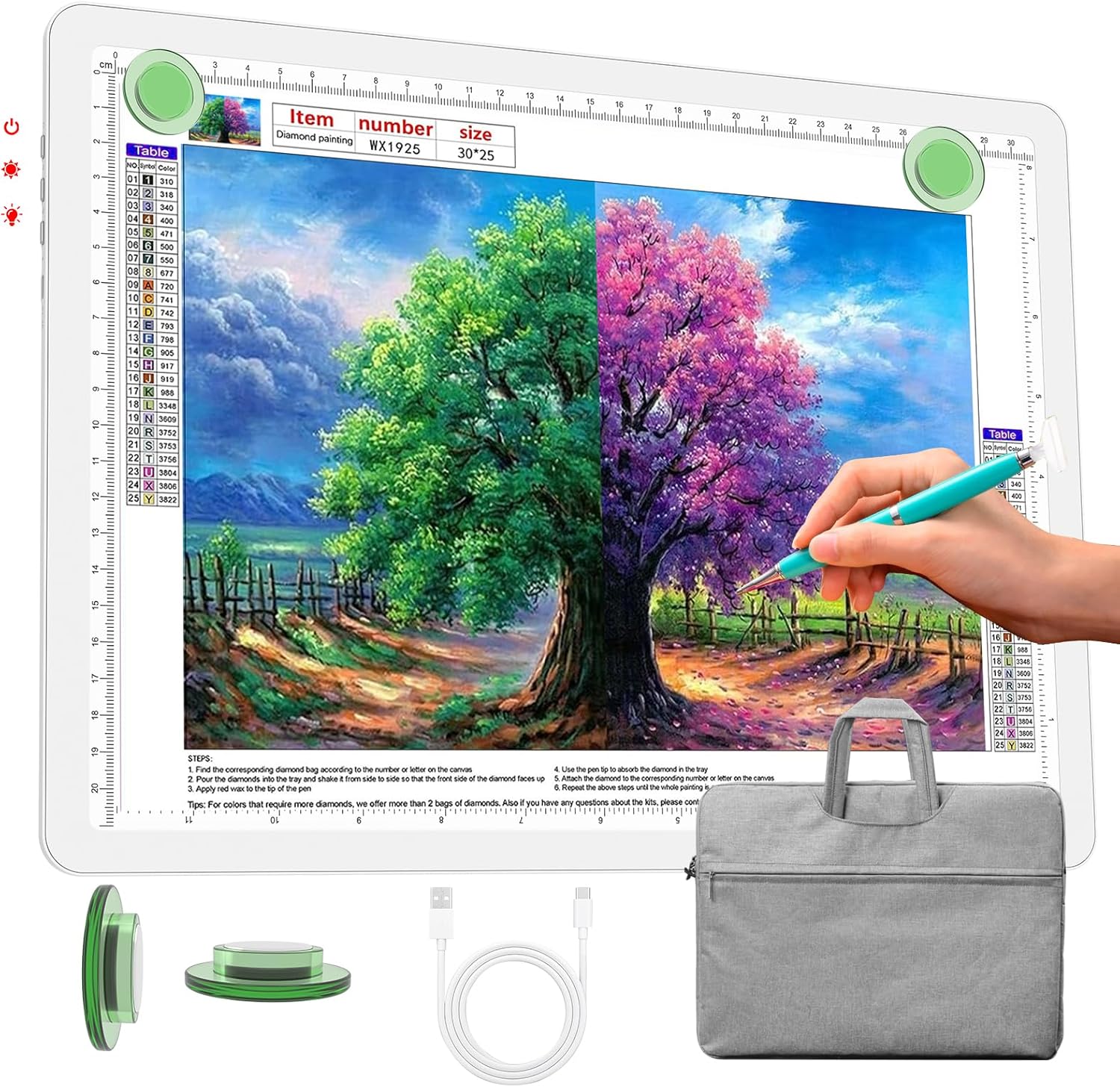 Phylosal Rechargeable A4 Light Pad for Drawing and Tracing