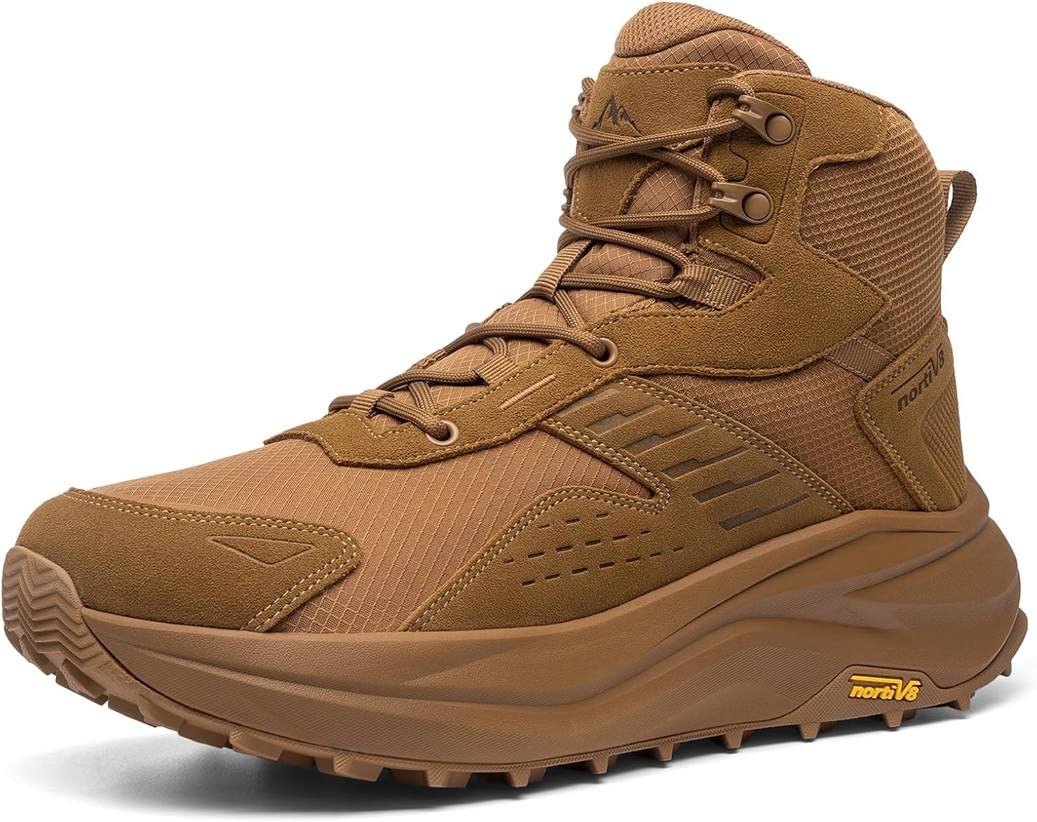 NORTIV 8 Men's Wide Toe Box Hiking Boots for Outdoor Adventures