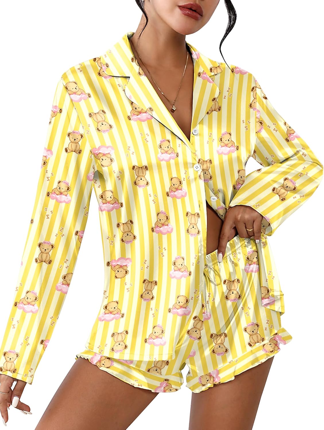 Ekouaer Womens Satin Pajama Sets for Ultimate Comfort and Style