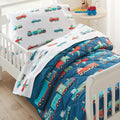 Toddler Bed in a Bag 4-Piece Cotton Comforter Set - Cozy