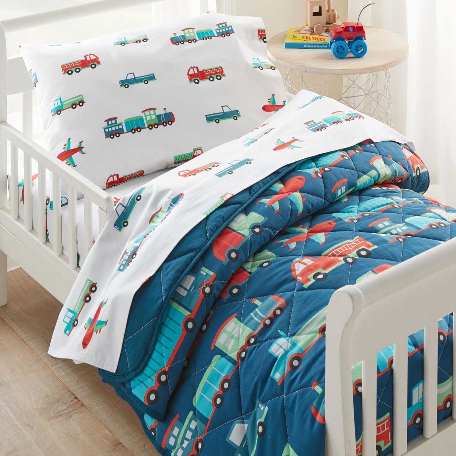Wildkin 4-Piece Toddler Bed in a Bag for Cozy Cuddles