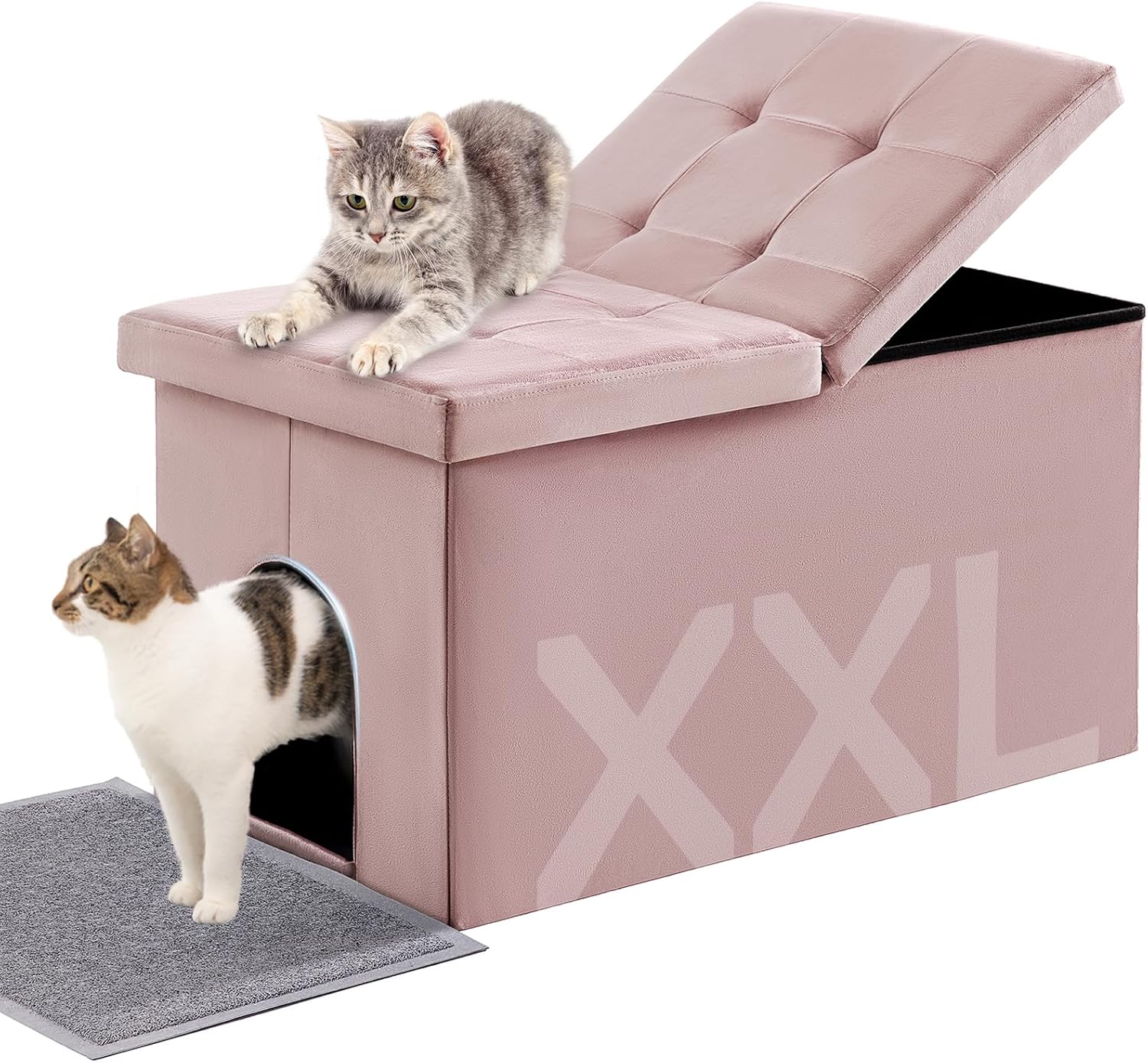Extra Large Cat Litter Box Enclosure Furniture for Stylish Homes