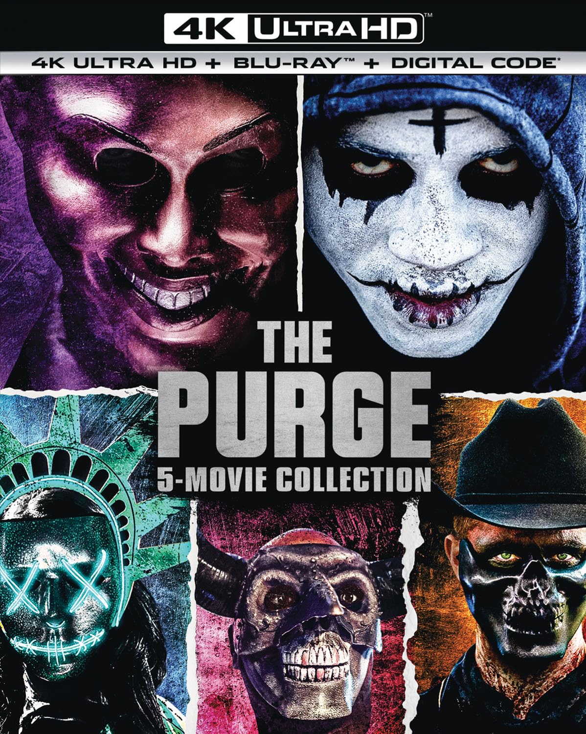 The Purge: 5-Movie Collection - 4K Ultra HD for Thrilling Nights