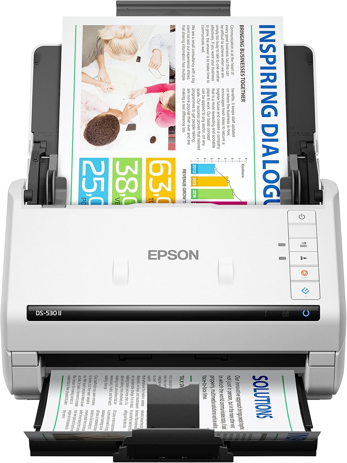 Epson DS-530 II Color Duplex Document Scanner for Fast Scanning