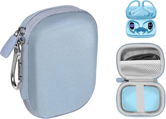 Protective Sky Blue Earbud Case by Alltravel