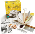 Banneton Bread Proofing Basket Set 9ft Round & Oval - Starter Gift