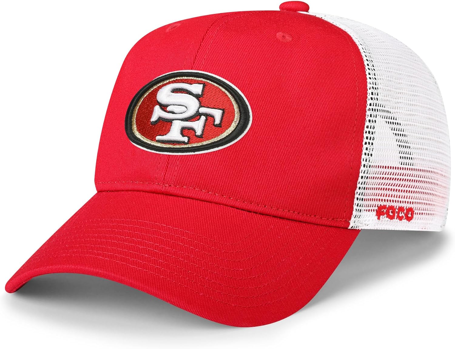 FOCO Men's NFL Team Logo Mesh Trucker Hat for Ultimate Comfort