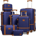 Joyway Luggage Set 7 Piece Suitcase Sets with Spinner Wheels