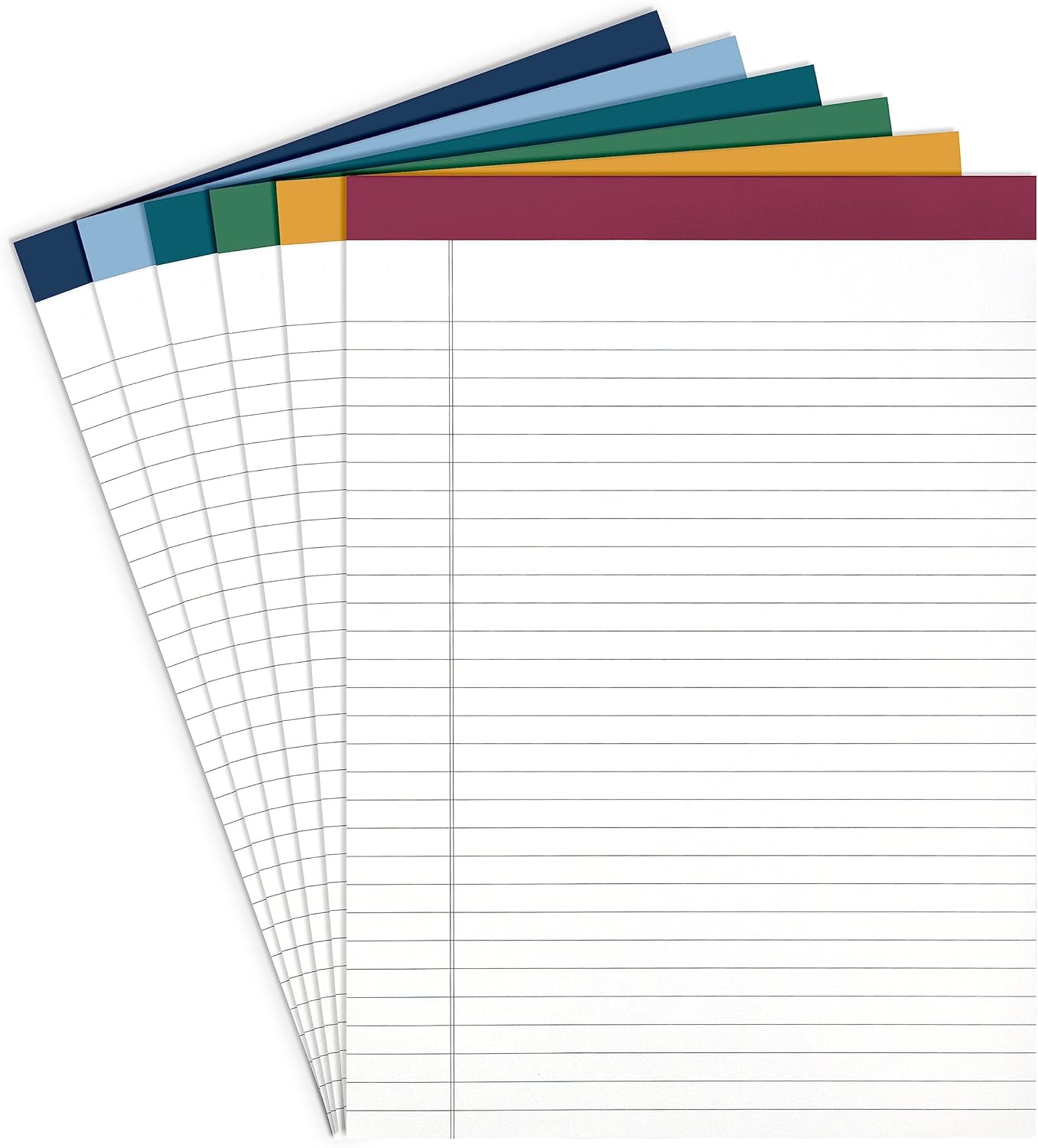 PAPERAGE Lined Legal Pads, 6 Pack - Stay Organized & Stylish!
