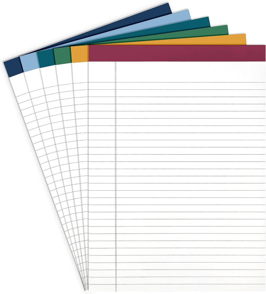 PAPERAGE Lined Legal Pads, 6 Pack - Stay Organized & Stylish!