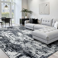 Washable Area Rugs 9x12 Non-Slip Modern Abstract Rug - Easy Care