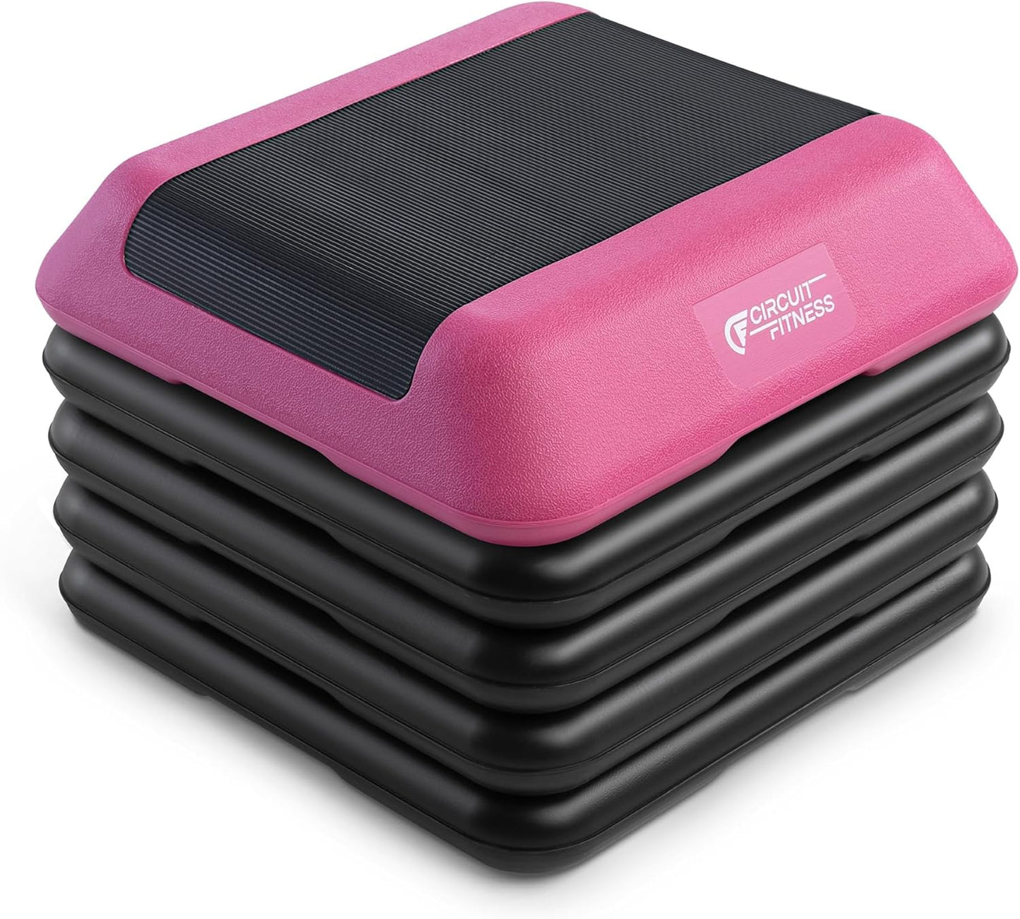 Circuit Fitness Adjustable Aerobic Step Platform for Home Workouts