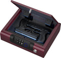 Biometric Gun Safe for Pistols - Portable PIN, Fingerprint & Key