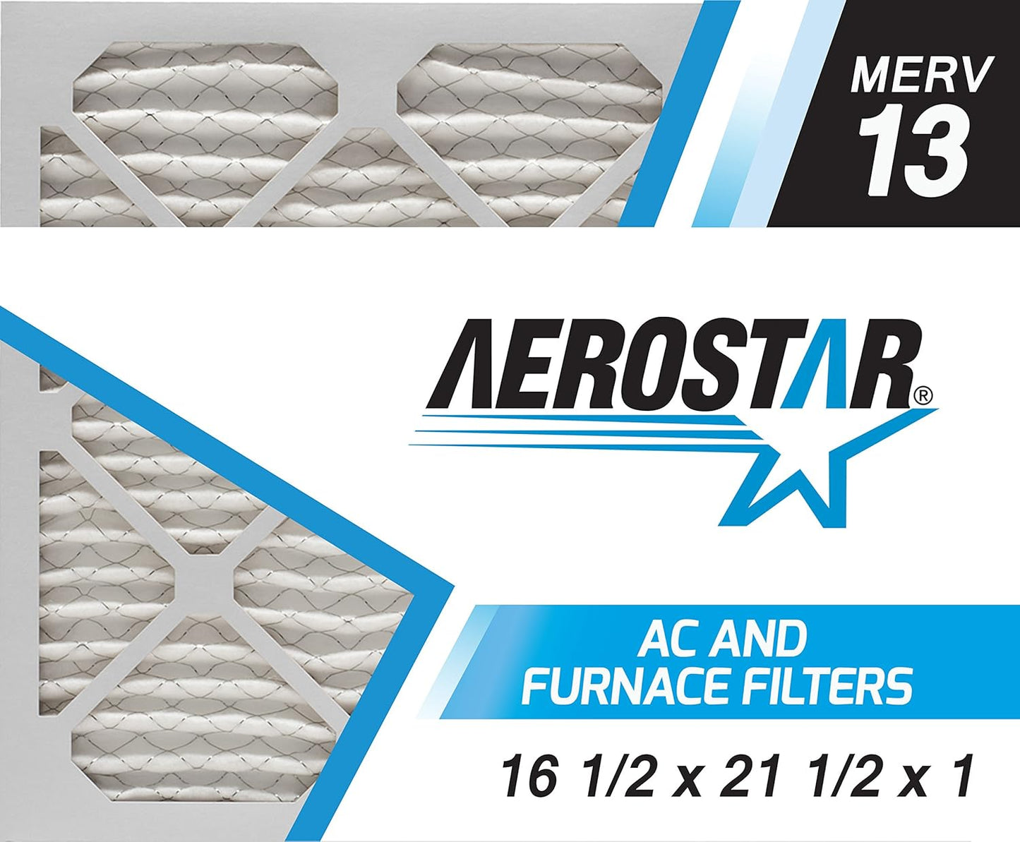 Aerostar 16.5x21.5x1 MERV 13 Filters for Cleaner Air Quality