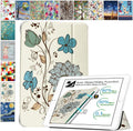 DuraSafe iPad 9 8 7 Case with Dual Angle Stand & Floral Design