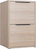 Wood File Cabinet 2 Drawer Vertical File Cabinet - Durable Home Office