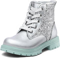 K KomForme Glitter Ankle Boots for Stylish Girls' Everyday Wear