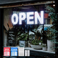 Open Signs for Business 30 in x10 in LED Dimmable Open Light Up Sign