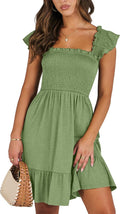 ANRABESS Women's Summer Sleeveless Square Neck Sundress (Style 5NYP)
