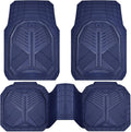 Car Mats Deepdish All Weather Floor Mats Full Set - Heavy Duty