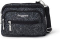 Baggallini Triple Zip Small Crossbody Bag: Versatile Travel Companion