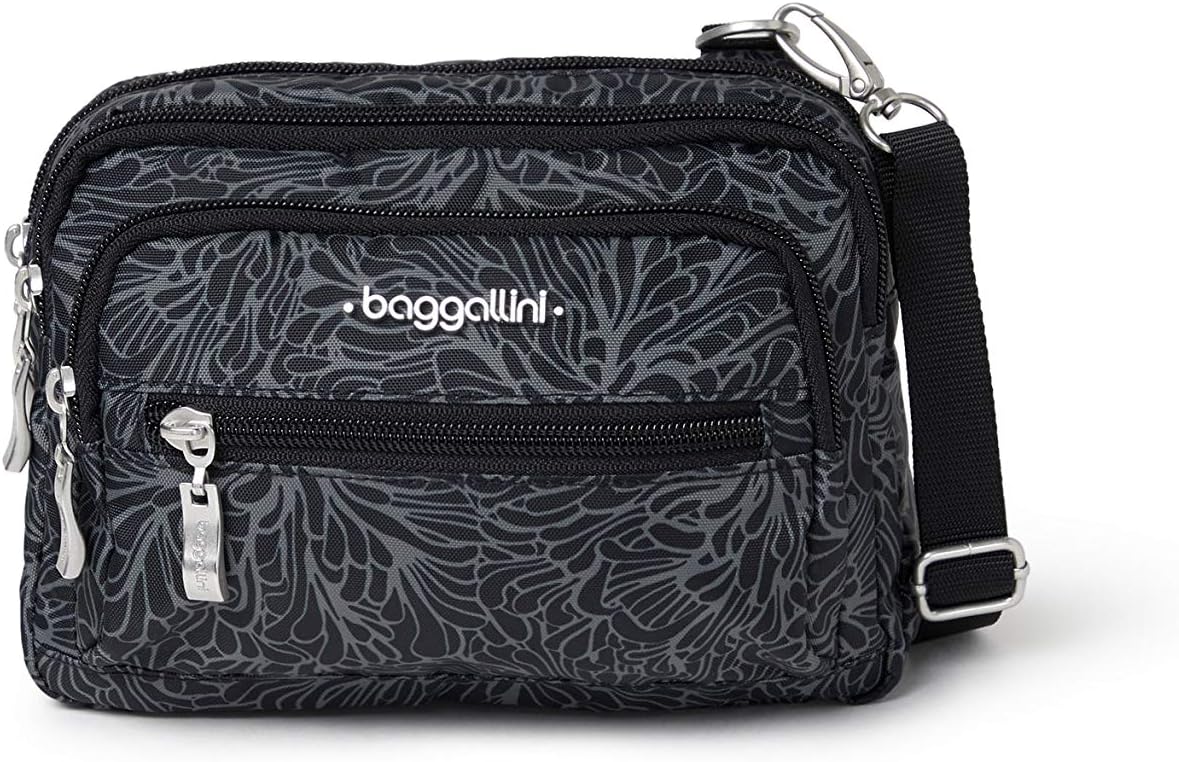Baggallini Triple Zip Small Crossbody Bag: Versatile Travel Companion