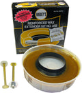 Toilet Bowl Extra Thick Wax Ring with Brass Bolts - Strong Seal