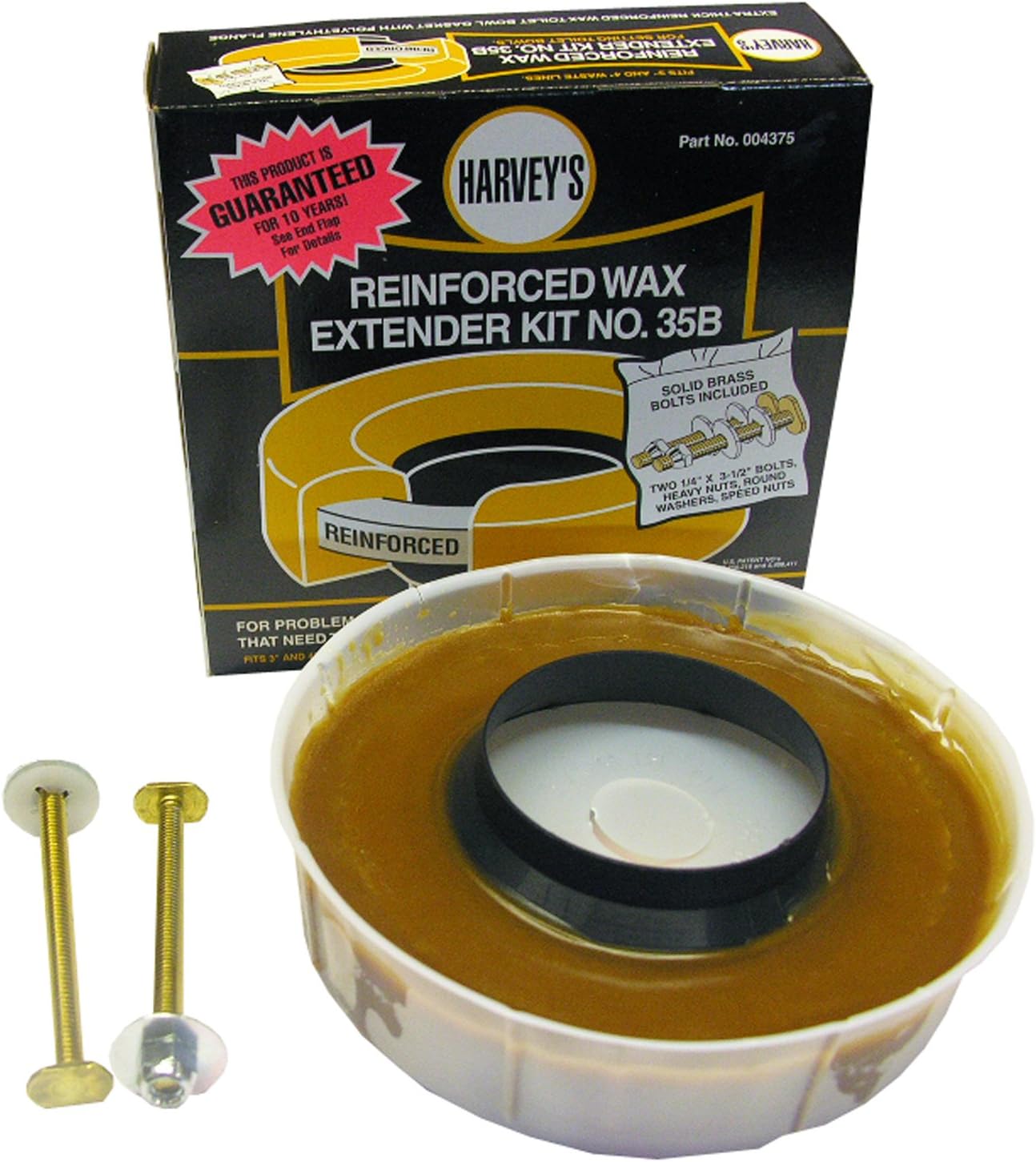 LASCO Toilet Bowl Extra Thick Wax Ring with Brass Bolts Review