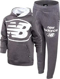 New Balance Boys' Sweatsuit Set - 2-Piece Fleece Pullover and Joggers