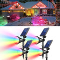 RGB Halloween Solar Lights Outdoor - Color Changing Solar Spotlights