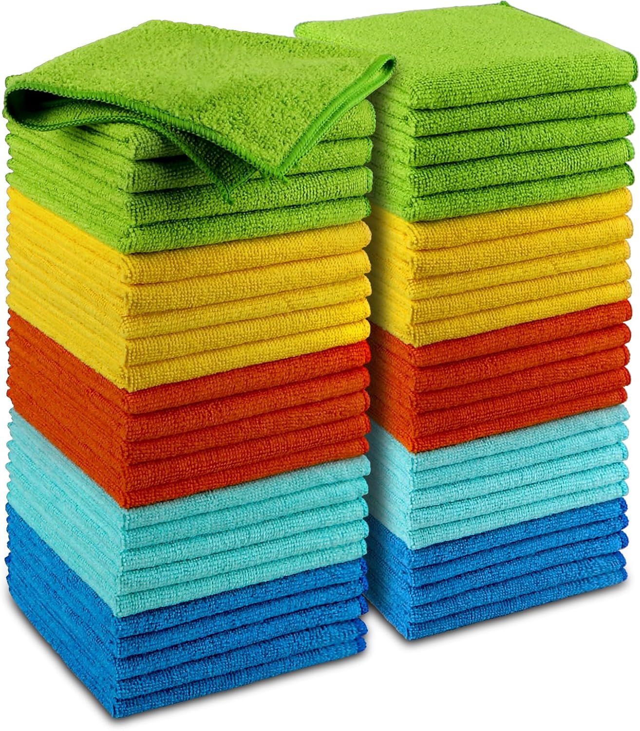 Premium AIDEA Microfiber Cleaning Cloths - 50PK Absorbent Towels
