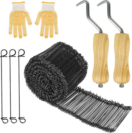 1000Pcs Wire Tie Rebar Double Loop Ties for Concrete Projects