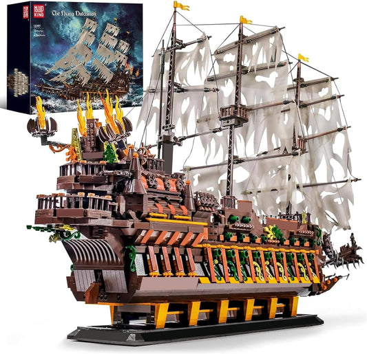 Mould King Large Pirates Ship Model Building Blocks Set for Adults