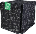 Dog Crate Cover 30in x 19in x 21in - Rocketman Cotton Canvas