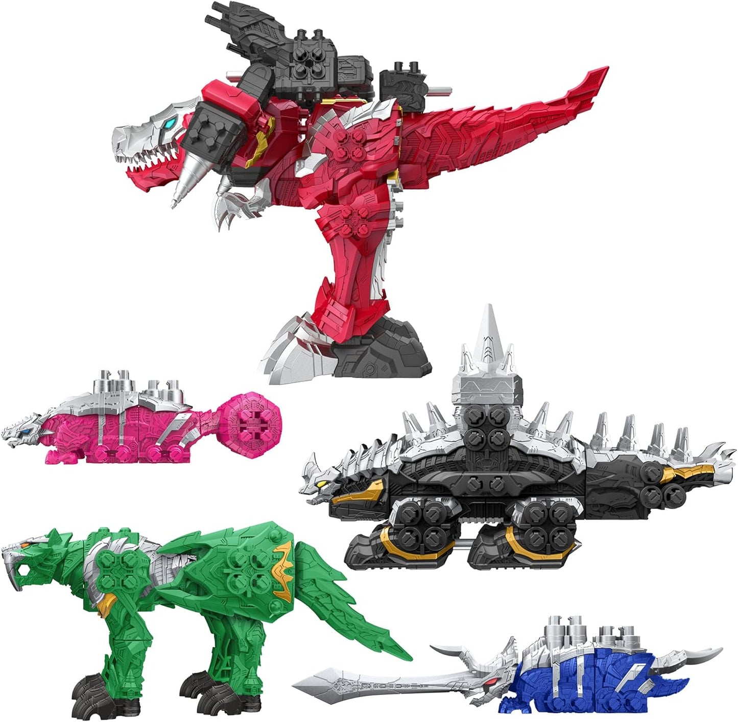 Power Rangers Dino Fury Megazord 5-Pack - Hasbro