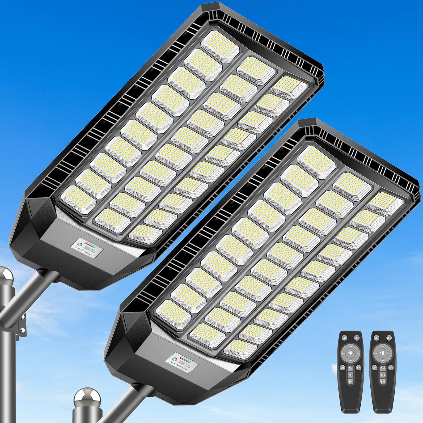Solar Lights Outdoor 9000W for Bright Security and Convenience