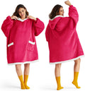Bedsure Blanket Hoodie Wearable Sherpa Hoodie - Ultra Cozy Gift