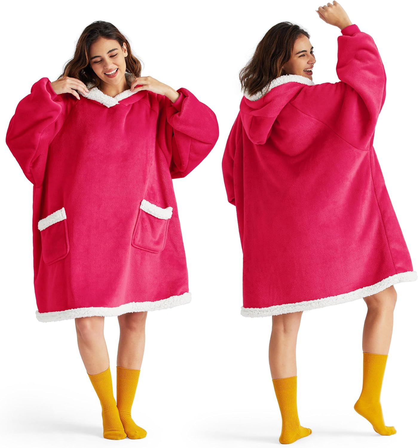 Bedsure Blanket Hoodie for Ultimate Comfort and Warmth