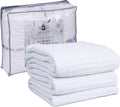 100% Cotton Blanket Oversized King 120in x 120in - All-Season Comfort
