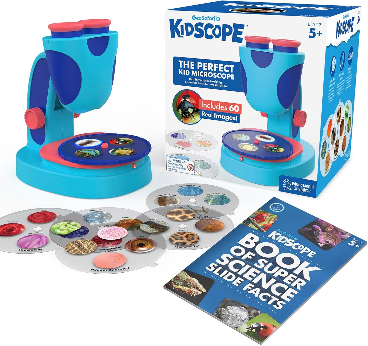 Educational Insights GeoSafari Jr. Kidscope Microscope for Kids