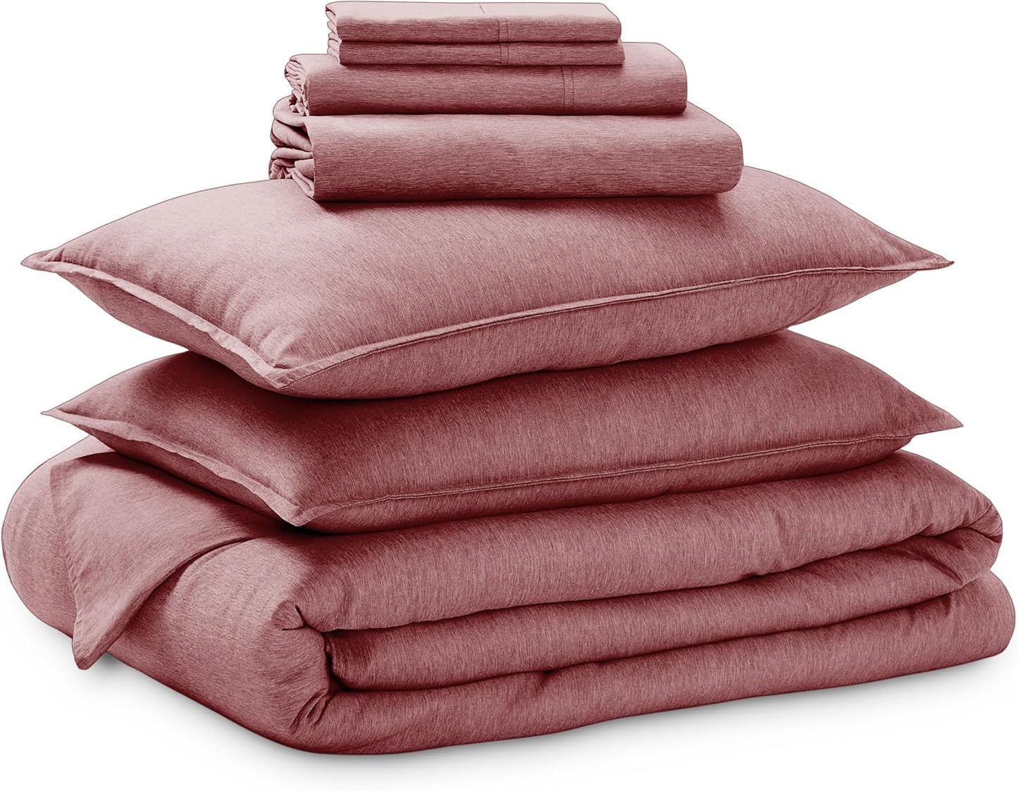 Bare Home Bed-in-A-Bag 7 Piece Comforter Set for Queen Size