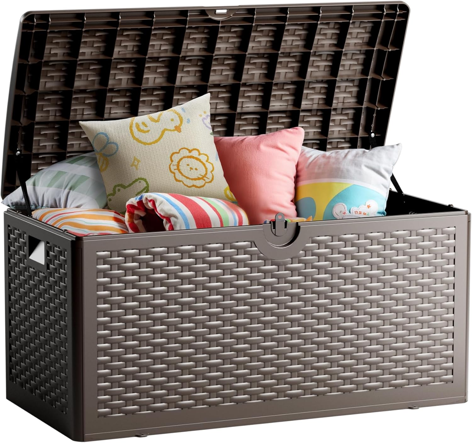 80 Gallon Deck Box for Outdoor Storage - Waterproof & UV Resistant