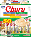 INABA Churu Cat Treats Grain-Free Creamy Puree - Hydrating Low-Cal
