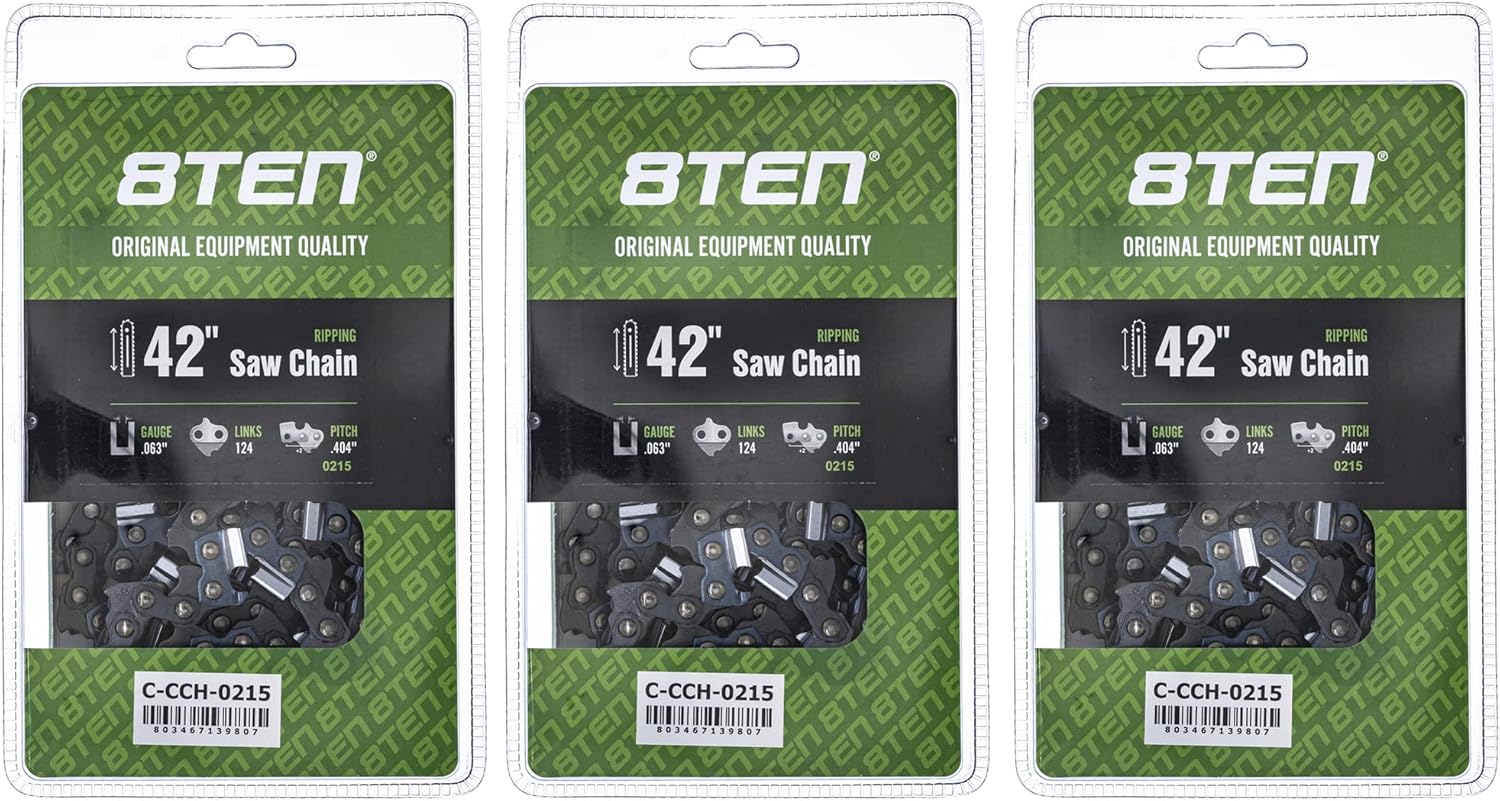 42 Inch Ripping Chainsaw Chain for Husqvarna 3120XP - 3 Pack