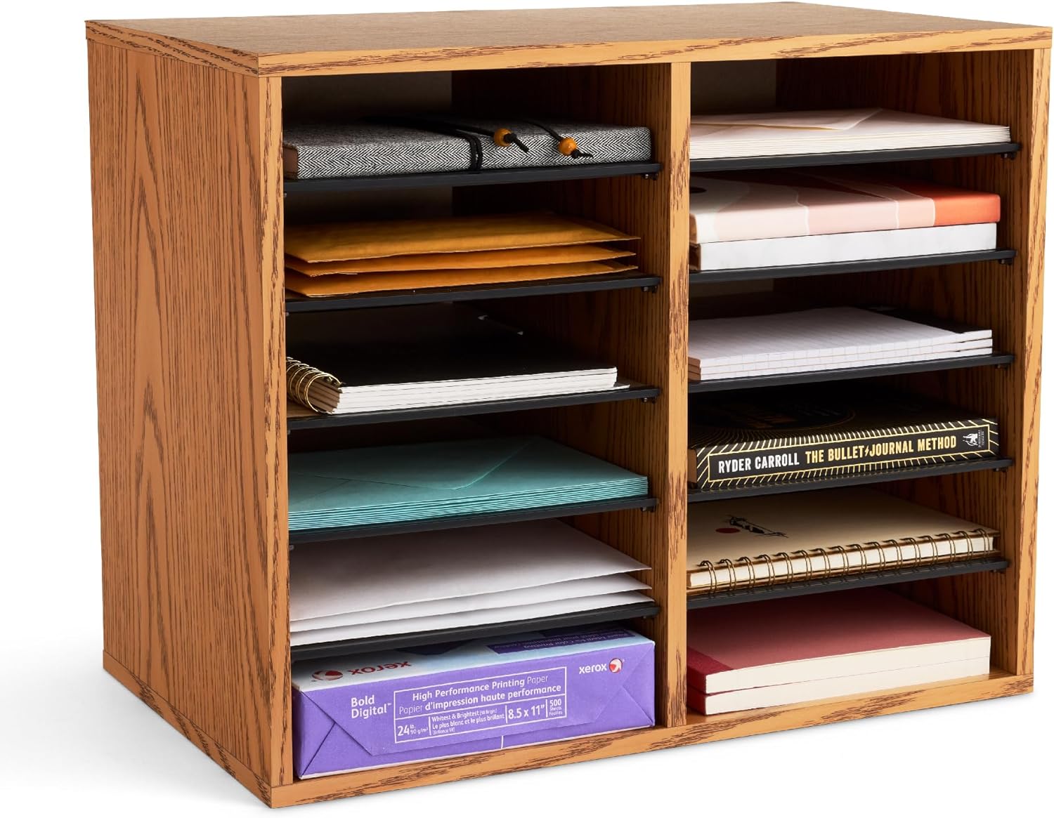 Safco Adjustable Literature Organizer for Efficient Home Office Use