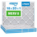 Aerostar 18x20x1 MERV 8 Filters for Cleaner Indoor Air Quality